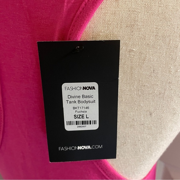 Fashion Nova “Devine” Basic tank bodysuit - Picture 6 of 10